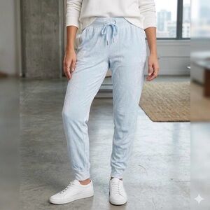Planet Gold Baby Blue Pull-On Jogger Pants - Small